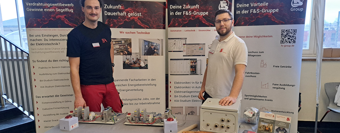 FS GROUP beim Ausbildungs- und Karrieretag am BSZ für Elektrotechnik in Dresden am 09.03-2024
